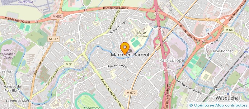 localisation de l'entreprise MONSIEUR DENIS GOUY à MARCQ-EN-BARŒUL