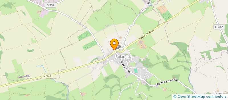 localisation de l'entreprise MONSIEUR DENIS GRANDJEAN  BOLANDOZ
