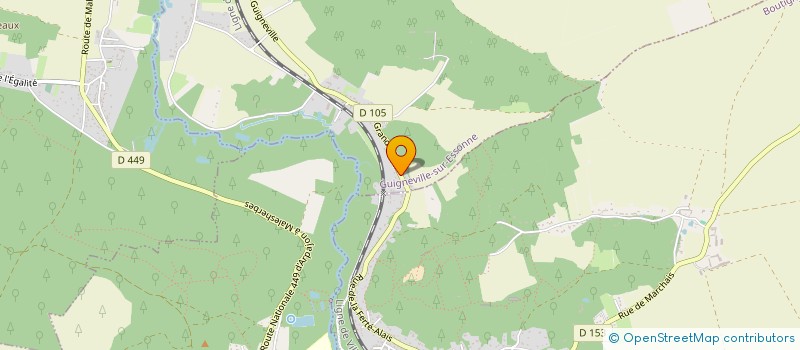 localisation de l'entreprise MONSIEUR DENIS GRARE  GUIGNEVILLE-SUR-ESSONNE