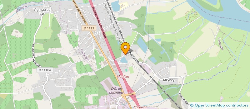 localisation de l'entreprise MONSIEUR DENIS GRENIER  CADAUJAC