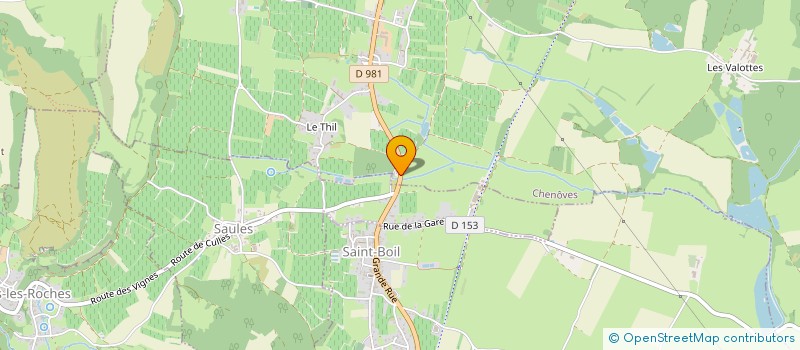 localisation de l'entreprise MONSIEUR DENIS GRESSARD  CHENOVES