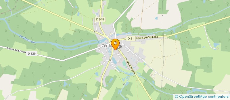 localisation de l'entreprise MONSIEUR DENIS GRESSET à CERDON