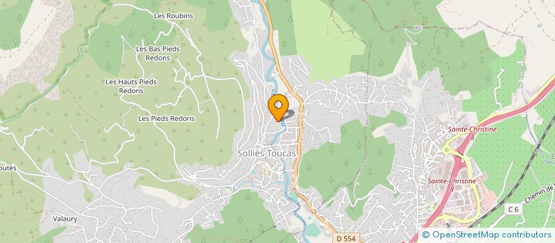 localisation de l'entreprise MONSIEUR DENIS GRISOLLE à SOLLIES-TOUCAS