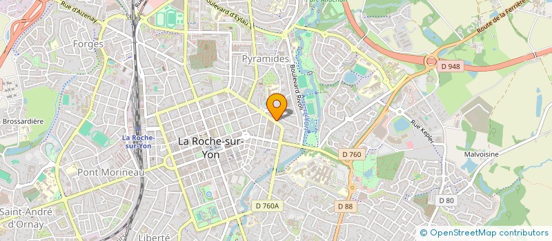 localisation de l'entreprise MONSIEUR DENIS GRIT à LA ROCHE-SUR-YON
