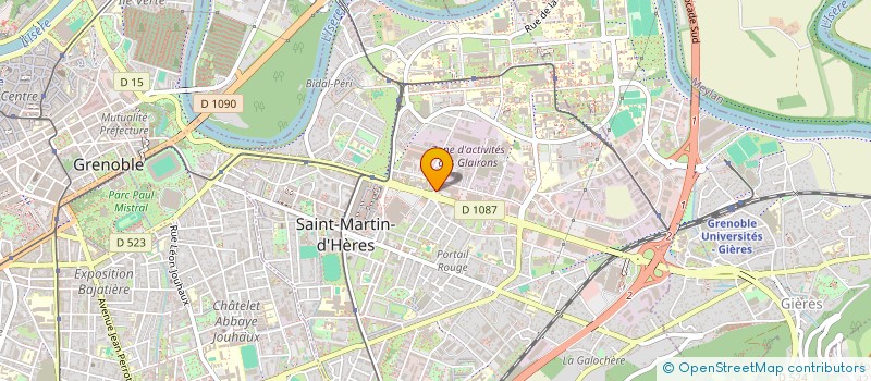 localisation de l'entreprise MONSIEUR DENIS GRIVEAU  SAINT-MARTIN-D'HERES