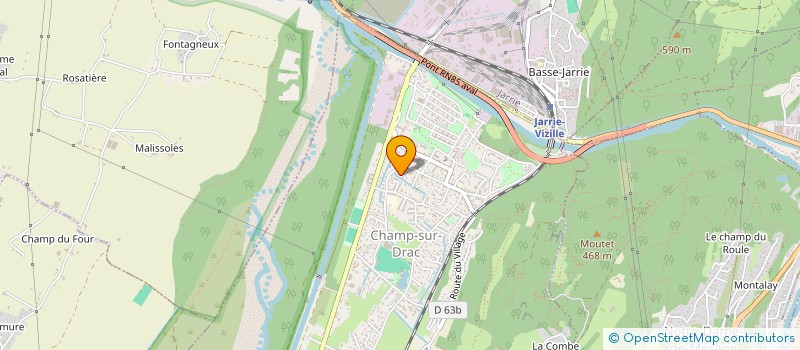 localisation de l'entreprise MONSIEUR DENIS GROSSELIN à CHAMP-SUR-DRAC
