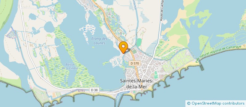 localisation de l'entreprise MONSIEUR DENIS GRUFFAT  SAINTES-MARIES-DE-LA-MER