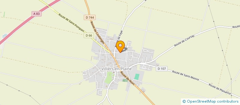 localisation de l'entreprise MONSIEUR DENIS GUERET  VILLIERS-EN-PLAINE