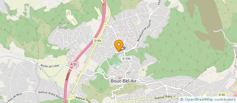 localisation de l'entreprise MONSIEUR DENIS GUERIN à BOUC-BEL-AIR