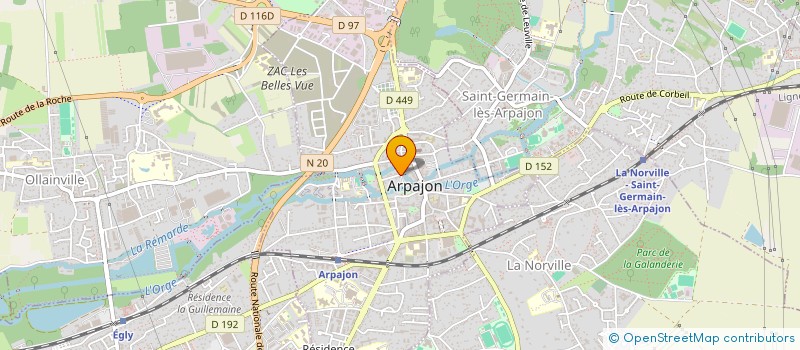 localisation de l'entreprise MONSIEUR DENIS GUERINOT à ARPAJON