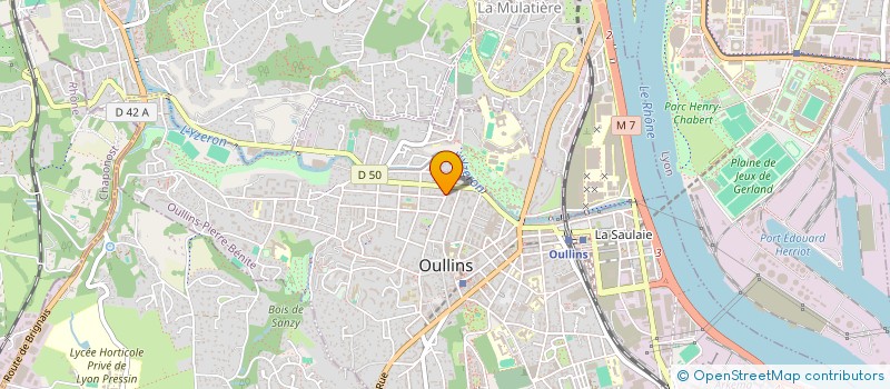 localisation de l'entreprise MONSIEUR DENIS GUERPILLON DAVID  OULLINS-PIERRE-BENITE