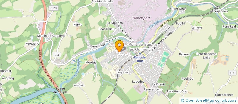 localisation de l'entreprise MONSIEUR DENIS GUIAVARCH  PONT-DE-BUIS-LES-QUIMERCH