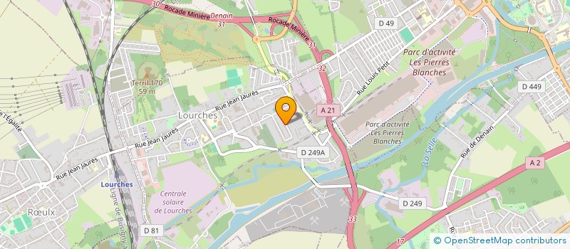 localisation de l'entreprise MONSIEUR DENIS GUICHAUX  LOURCHES