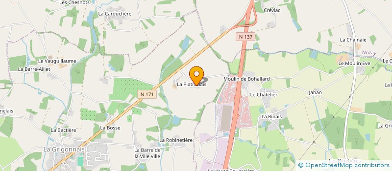 localisation de l'entreprise MONSIEUR DENIS GUIHEUX  LA GRIGONNAIS