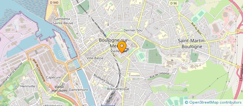 localisation de l'entreprise MONSIEUR DENIS GUILLAUME à BOULOGNE-SUR-MER
