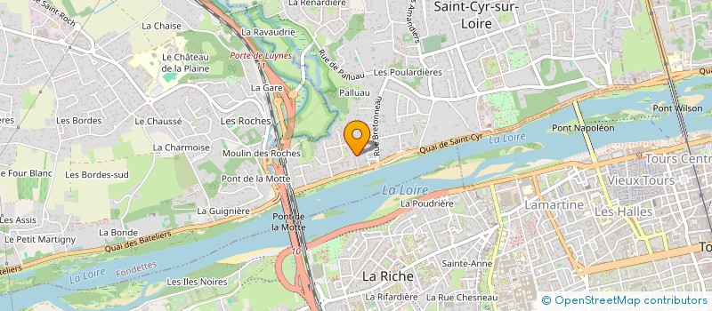 localisation de l'entreprise MONSIEUR DENIS GUILLOTEAU à SAINT-CYR-SUR-LOIRE