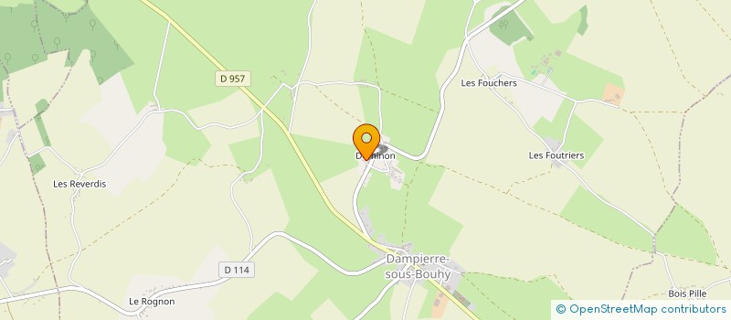 localisation de l'entreprise MONSIEUR DENIS GUYOT à DAMPIERRE SOUS BOUHY