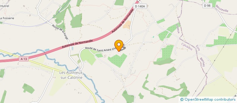 localisation de l'entreprise MONSIEUR DENIS HALBOUT  SAINT-ANDRE-D'HEBERTOT