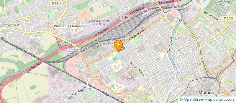 localisation de l'entreprise MONSIEUR DENIS HALILOVIC  MULHOUSE