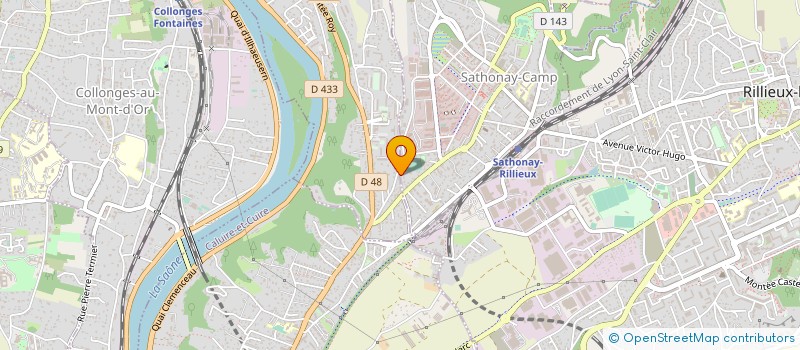 localisation de l'entreprise MONSIEUR DENIS HAMANDJIAN  SATHONAY-CAMP