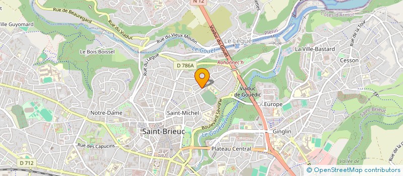 localisation de l'entreprise MONSIEUR DENIS HAMON à SAINT-BRIEUC