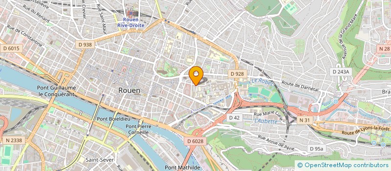 localisation de l'entreprise MONSIEUR DENIS HAUVILLE à ROUEN