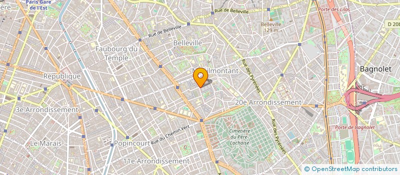 localisation de l'entreprise MONSIEUR DENIS HAYAT  PARIS