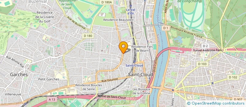 localisation de l'entreprise MONSIEUR DENIS HEBERT à SAINT-CLOUD