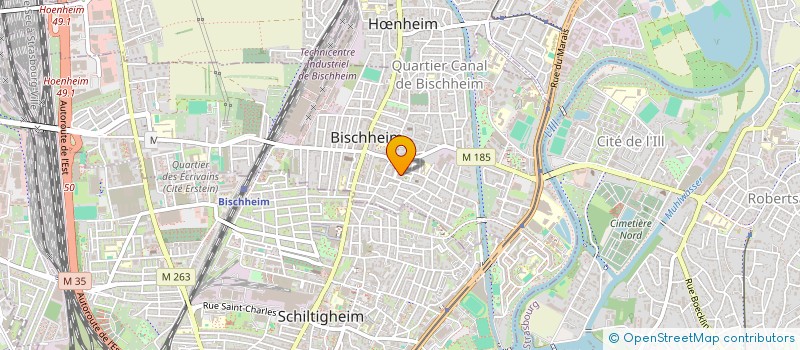 localisation de l'entreprise MONSIEUR DENIS HEITZ  BISCHHEIM