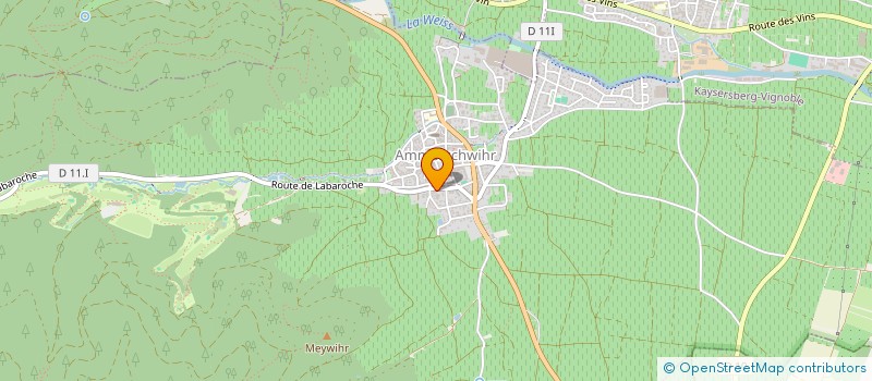 localisation de l'entreprise MONSIEUR DENIS HEITZMANN  AMMERSCHWIHR