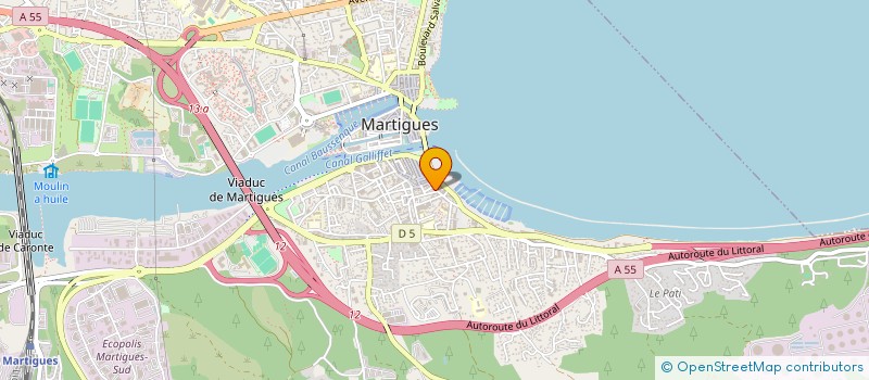 localisation de l'entreprise MONSIEUR DENIS HELOU à MARTIGUES