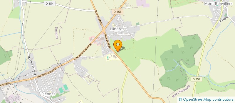 localisation de l'entreprise MONSIEUR DENIS HENRYON  LANDRES