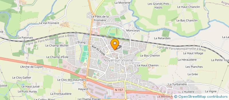 localisation de l'entreprise MONSIEUR DENIS HEUDRE  NOYAL-SUR-VILAINE