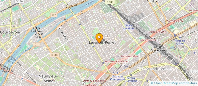 localisation de l'entreprise MONSIEUR DENIS HIL à LEVALLOIS-PERRET