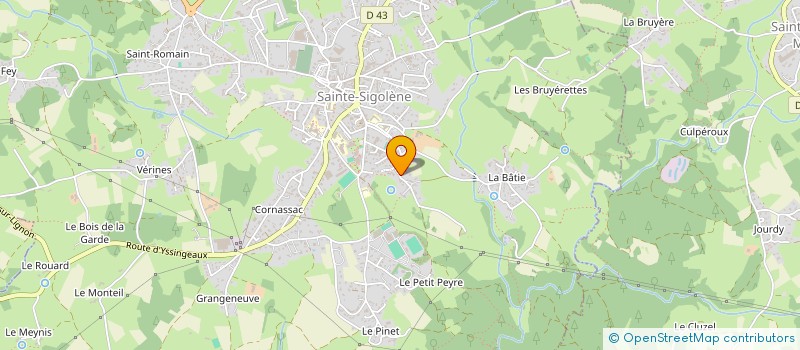 localisation de l'entreprise MONSIEUR DENIS HIVERT  MONISTROL-SUR-LOIRE