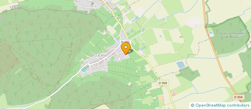 localisation de l'entreprise MONSIEUR DENIS HOQUET  LUCEY