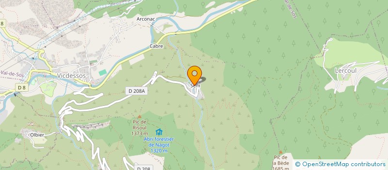 localisation de l'entreprise MONSIEUR DENIS HOTTEGINDRE à VAL-DE-SOS