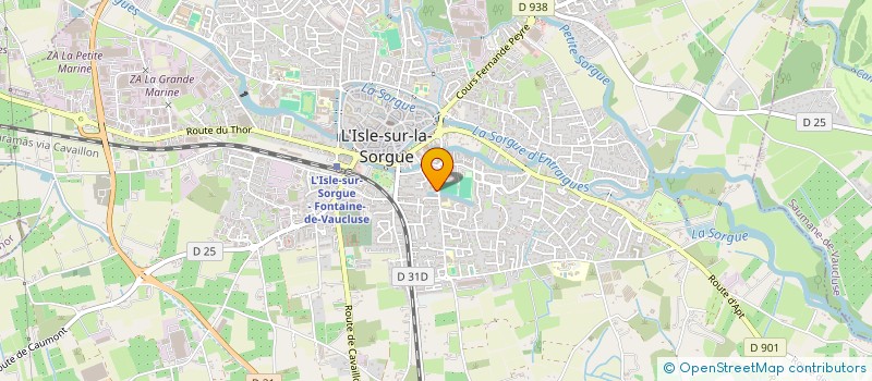 localisation de l'entreprise MONSIEUR DENIS HOUTIN à L'ISLE-SUR-LA-SORGUE