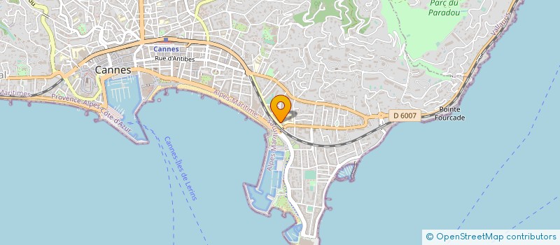 localisation de l'entreprise MONSIEUR DENIS HUE à CANNES