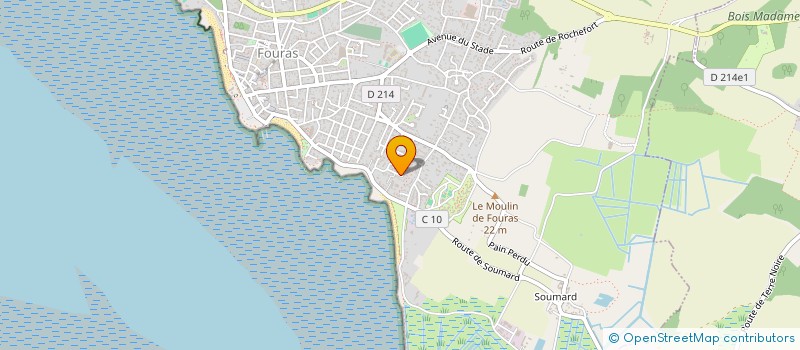 localisation de l'entreprise MONSIEUR DENIS HUMEAU  FOURAS