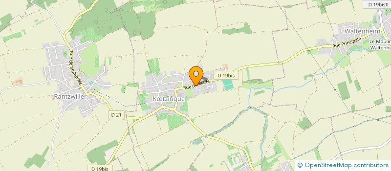 localisation de l'entreprise MONSIEUR DENIS HUNDSBUCHLER  KTZINGUE