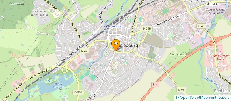 localisation de l'entreprise MONSIEUR DENIS HUSSON à SARREBOURG