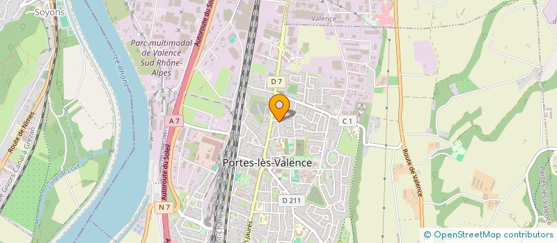 localisation de l'entreprise MONSIEUR DENIS IMBOURG  PORTES-LES-VALENCE