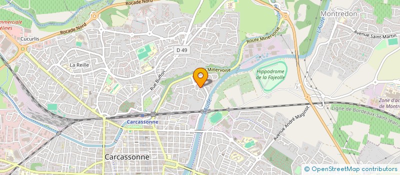 localisation de l'entreprise MONSIEUR DENIS INTSABY  CARCASSONNE