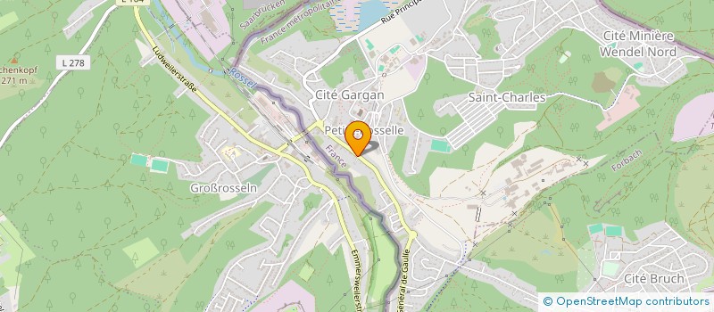 localisation de l'entreprise MONSIEUR DENIS ISENI  PETITE-ROSSELLE