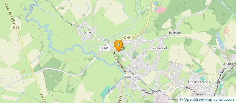 localisation de l'entreprise MONSIEUR DENIS JANNIN  EPINAC