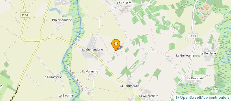 localisation de l'entreprise MONSIEUR DENIS JAUNATRE à SAINT-MARS-DE-COUTAIS