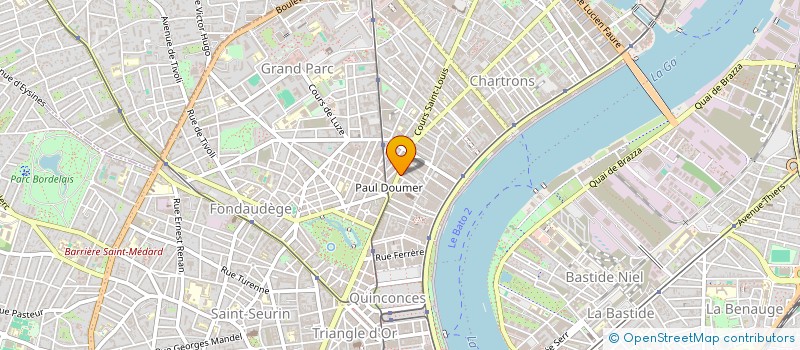 localisation de l'entreprise MONSIEUR DENIS JEAN HENRI BORNES  BORDEAUX