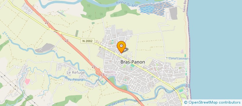 localisation de l'entreprise MONSIEUR DENIS JEAN LE BRIS  BRAS-PANON