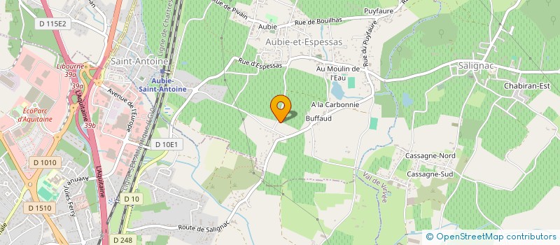 localisation de l'entreprise MONSIEUR DENIS JEANNEAU  VAL DE VIRVEE